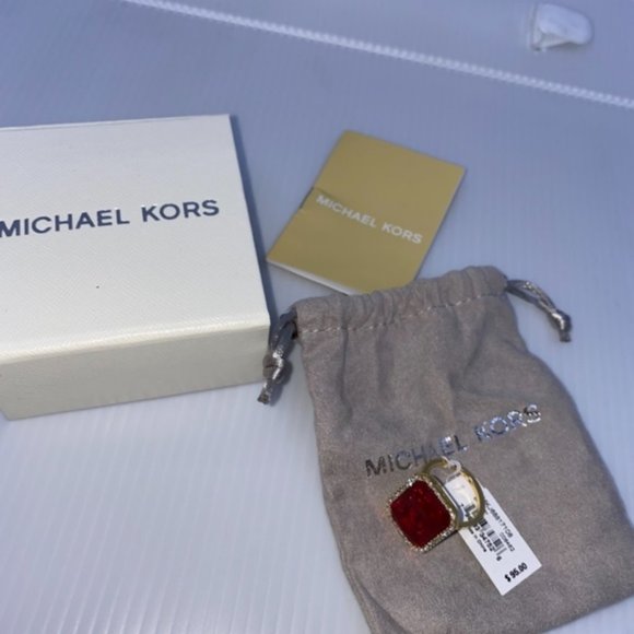 BNWT Michael Kors Sexy Ruby Ring size 6 and 7 - Picture 3 of 3